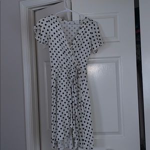 Polka Dot Wrap Dress